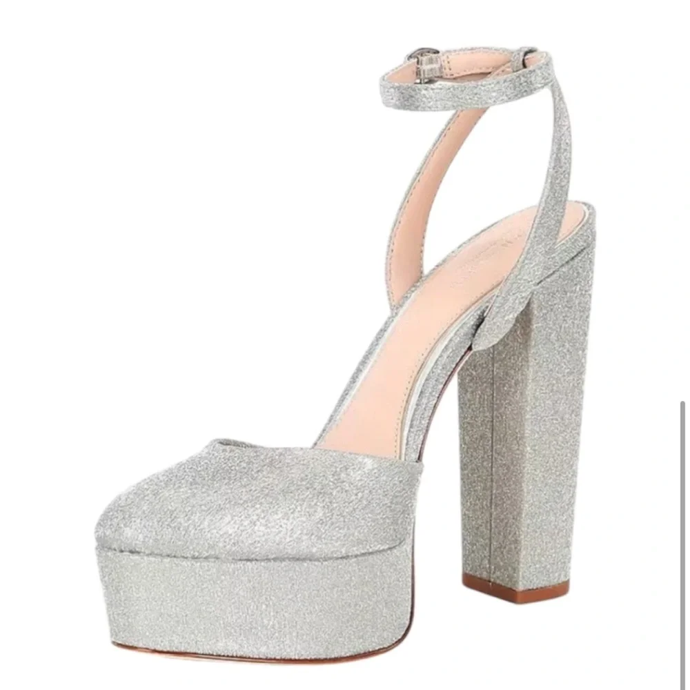 Antonio Melani x Born on Fifth Liv Platform Glitter Heels – Size 9.5